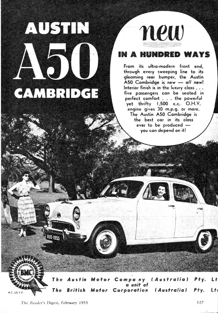 1955 Austin Cambridge A50 BMC 